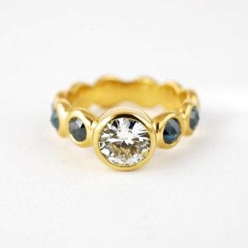 custom diamond engagement ring