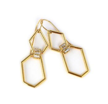 gold custom earrings Mantooth