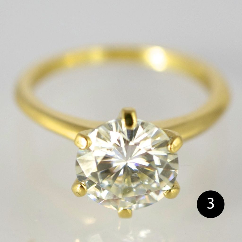 The Amanda Custom Engagement Ring 18k Yellow Gold with 2.26 Carat Diamond Starting at $36,700
