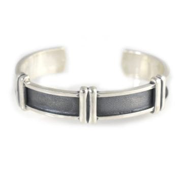 Sterling silver handmade and custom cuff Bill