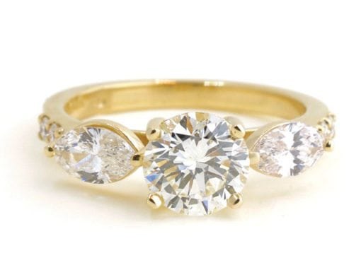 HEIRLOOM STONE YELLOW GOLD ENGAGEMENT RING