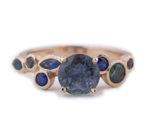 ROSE GOLD MONTANA SAPPHIRE ENGAGEMENT RING
