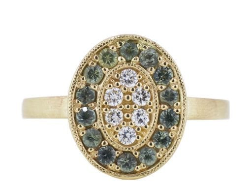 OVAL MONTANA SAPPHIRE RING