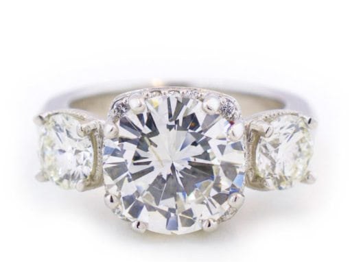 Three Carat Diamond Engagement Ring
