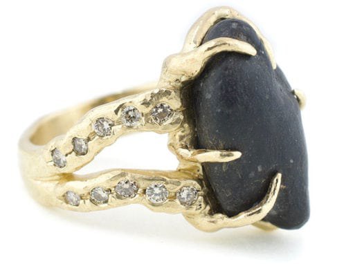 Meteorite Engagement Ring From Mars