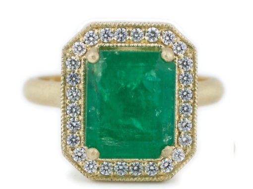 Emerald Cut Emerald Ring