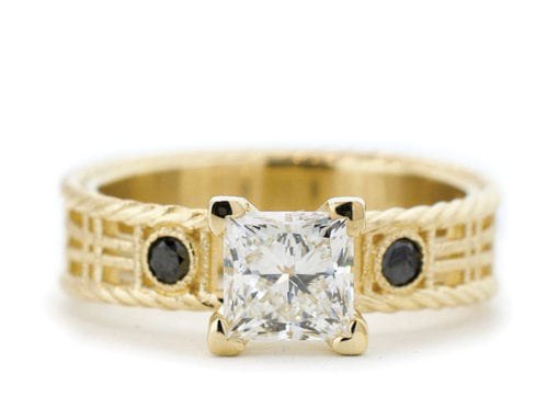 Twist Engagement Ring