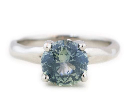 Mermaid Sapphire Engagement Ring