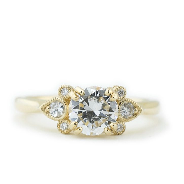 Delicate Diamonds | Rose-cut Designer Diamond Ring – GautamBanerjee