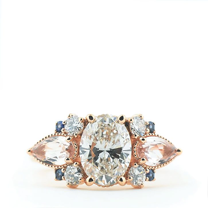 I Don't Like My Engagement Ring…Now What? | Rose gold engagement ring  vintage, Moissanite engagement ring rose gold, Custom engagement ring