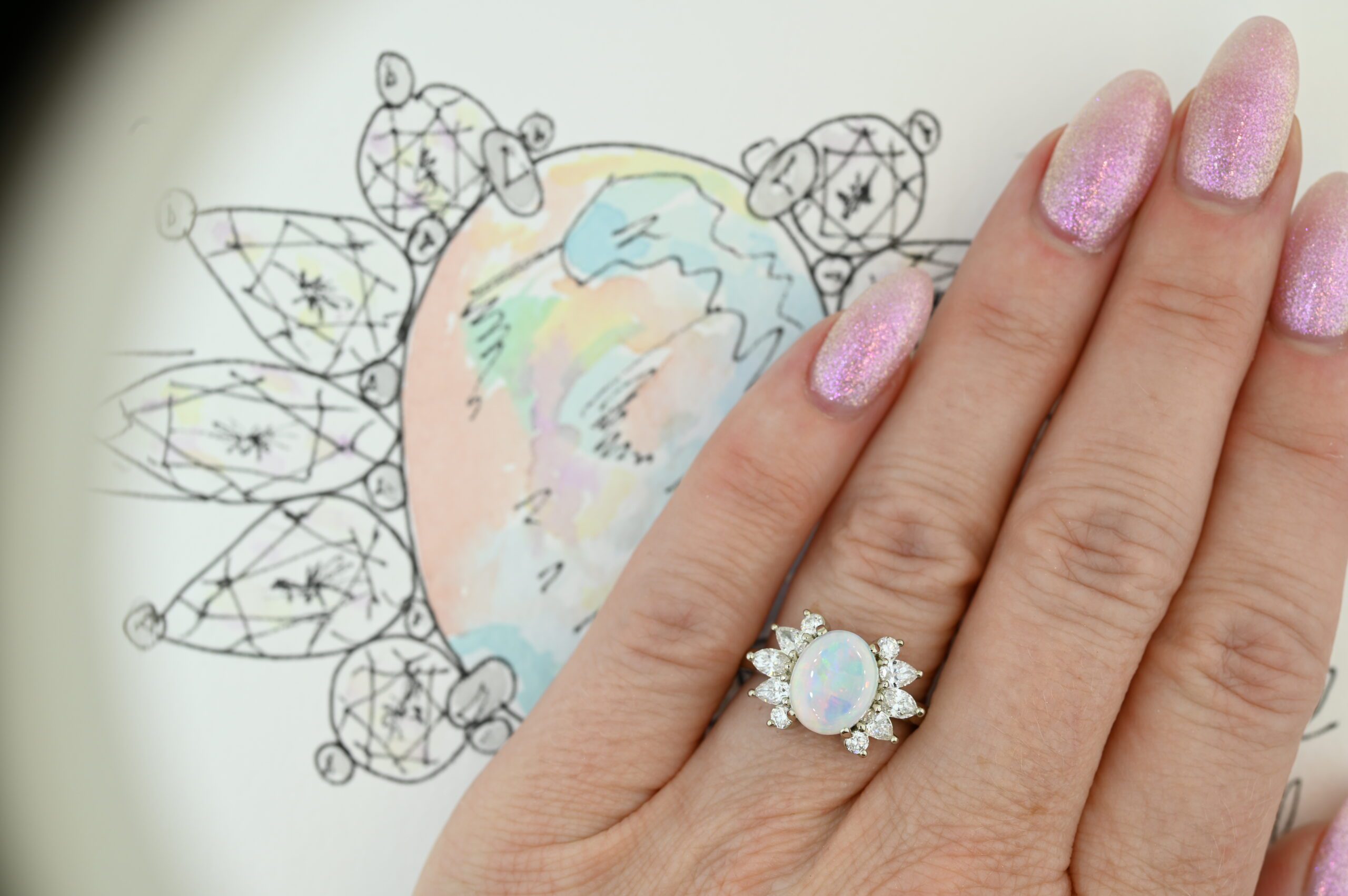 Custom Dream Engagement Ring Design – Amelia Ray Jewelry
